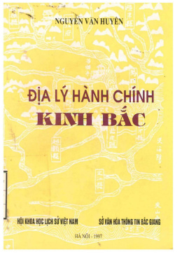 Địa Lý Hành Chính Kinh Bắc – Đọc sách online ebook pdf