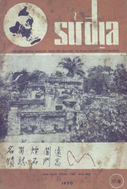 Tập San Sử Địa Tập 17 – 18 – Đọc sách online ebook pdf