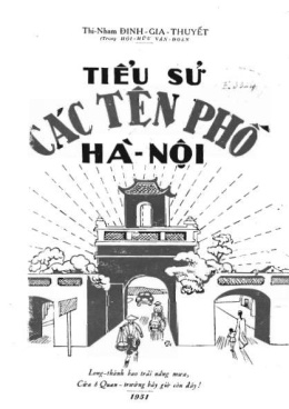 Tiểu Sử Các Tên Phố Hà Nội – Đọc sách online ebook pdf