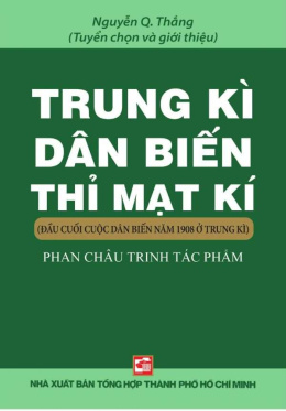 Trung Kì Dân Biến Thỉ Mạt Kí Phan Châu Trinh – Đọc sách online ebook pdf