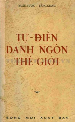 Tự Điển Danh Ngôn Thế Giới – Đọc sách online ebook pdf