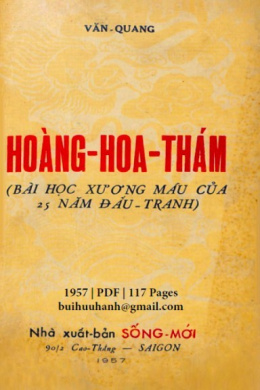 Hoàng Hoa Thám (Bài Học Xương Máu Của 25 Năm Đấu Tranh) – Đọc sách online ebook pdf