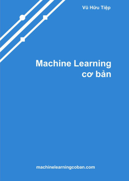 Machine Learning Cơ Bản – Đọc sách online ebook pdf