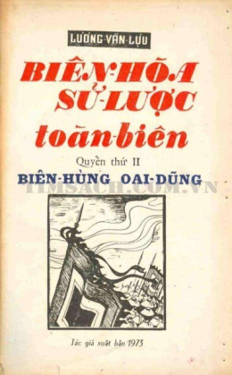 Biên Hòa Sử Lược Toàn Biên 2 – Đọc Sách Online Ebooks PDF