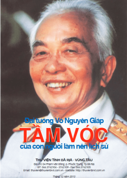 Đại Tướng Võ Nguyên Giáp – Tầm Vóc Của Con Người Làm Nên Lịch Sử – Web Tải Sách Miễn Phí Ebooks PDF
