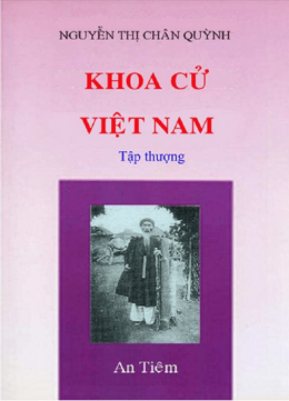 Khoa Cử Việt Nam – Thi Hương – Web Tải Sách Miễn Phí Ebooks PDF