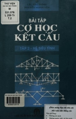 Bài Tập Cơ Học Kết Cấu Tập 2 – Hệ Siêu Hình – Web Tải Sách Miễn Phí Ebooks PDF