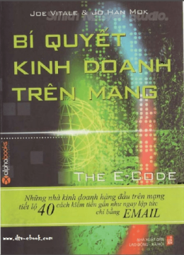 Bí Quyết Kinh Doanh Trên Mạng – Web Tải Sách Miễn Phí Ebooks PDF