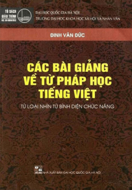 Các Bài Giảng Về Từ Pháp Học Tiếng Việt – Đọc Sách Online Miễn Phí Ebooks PDF