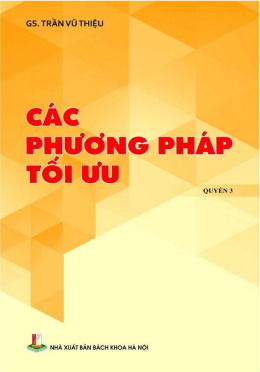 Các Phương Pháp Tối Ưu Tập 3 – Đọc Sách Online Miễn Phí Ebooks PDF