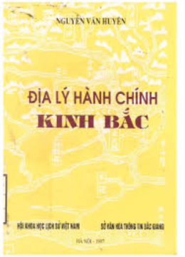 Địa Lý Hành Chính Kinh Bắc – Web Tải Sách Miễn Phí Ebooks PDF