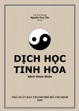 Dịch Học Tinh Hoa – Web Tải Sách Miễn Phí Ebooks PDF