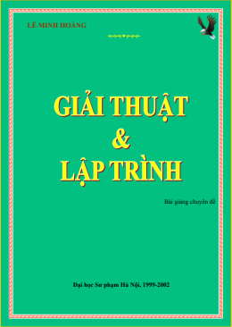 Giải Thuật Và Lập Trình – Đọc Sách Online Miễn Phí Ebooks PDF