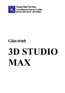 Giáo Trình 3D Studio Max – Đọc Sách Online Miễn Phí Ebooks PDF