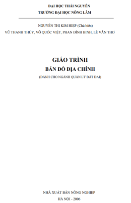 Giáo Trình Bản Đồ Địa Chính – Đọc Sách Online Miễn Phí Ebooks PDF