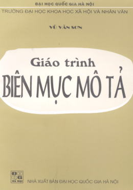 Giáo Trình Biên Mục Mô Tả – Đọc Sách Online Miễn Phí Ebooks PDF