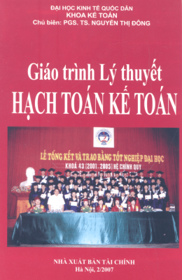 Giáo Trình Lý Thuyết Hạch Toán Kế Toán – Đọc Sách Online Miễn Phí Ebooks PDF