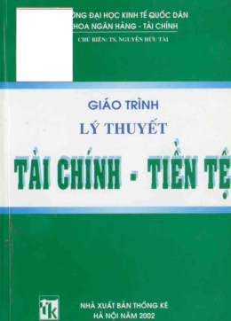 Giáo Trình Lý Thuyết Tài Chính Tiền Tệ – Đọc Sách Online Miễn Phí Ebooks PDF