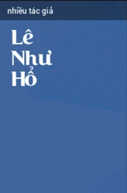 Lê Như Hổ – Đọc Sách Online Ebooks PDF
