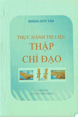 Thực Hành Trị Liệu Thập Chỉ Đạo – Web Tải Sách Miễn Phí Ebooks PDF