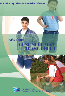 Giáo Trình Công Nghệ May Trang Phục Tập 1 – Đọc Sách Online Miễn Phí Ebooks PDF