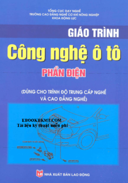 Giáo Trình Công Nghệ Ô Tô Phần Điện – Đọc Sách Online Miễn Phí Ebooks PDF