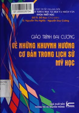 Giáo Trình Đại Cương Về Những Khuynh Hướng Cơ Bản Trong Lịch Sử Mỹ Học – Đọc Sách Online Miễn Phí Ebooks PDF