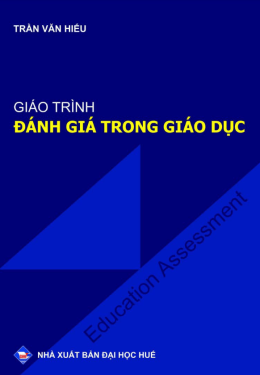 Giáo Trình Đánh Giá Trong Giáo Dục – Đọc Sách Online Miễn Phí Ebooks PDF