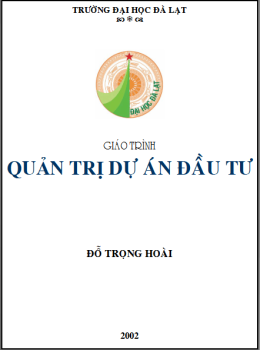Giáo Trình Quản Trị Dự Án Đầu Tư – Đọc Sách Online Miễn Phí Ebooks PDF