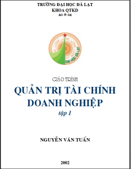 Giáo Trình Quản Trị Tài Chính Doanh Nghiệp Tập 1 – Đọc Sách Online Miễn Phí Ebooks PDF