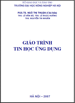 Giáo Trình Tin Học Ứng Dụng – Đọc Sách Online Miễn Phí Ebooks PDF