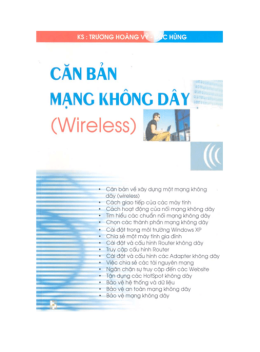 Căn Bản Mạng Không Dây (Wireless)