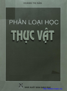 Phân Loại Học Thực Vật