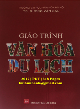 Giáo Trình Văn Hóa Du Lịch