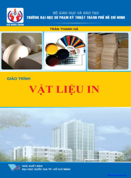 Giáo Trình Vật Liệu In
