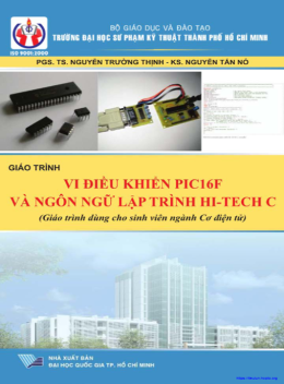 Giáo Trình Vi Điều Khiển PIC16F Và Ngôn Ngữ Lập Trình Hi-Tech C
