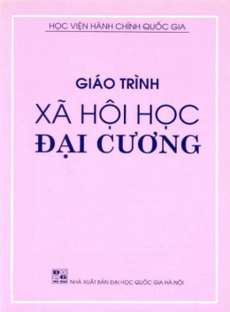 Tài Liệu Giáo Trình Xã Hội Học Đại Cương