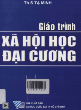 Tài Liệu Số Giáo Trình Xã Hội Học Đại Cương
