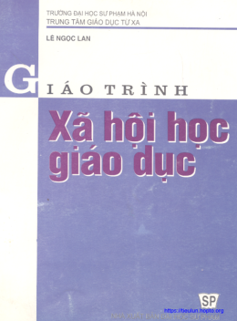 Sách Giáo Trình Xã Hội Học Giáo Dục