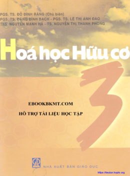 Hóa Học Hữu Cơ Tập 3