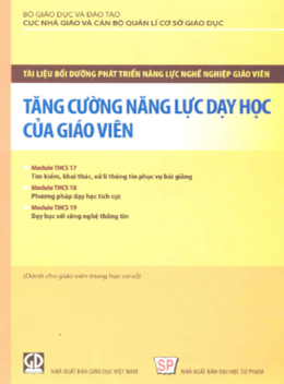 Tăng Cường Năng Lực Dạy Học Của Giáo Viên