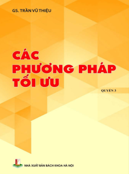 Các Phương Pháp Tối Ưu Tập 3