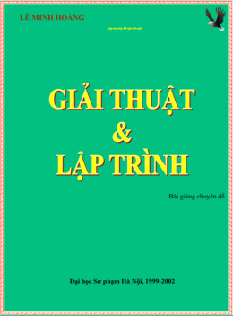 Giải Thuật Và Lập Trình