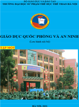 Giáo Dục Quốc Phòng Và An Ninh