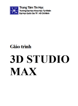 Giáo Trình 3D Studio Max