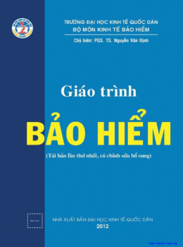 Giáo Trình Bảo Hiểm