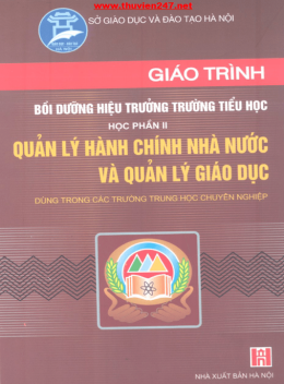 Giáo Trình Bồi Dưỡng Hiệu Trưởng Trường Tiểu Học – Học Phần 2