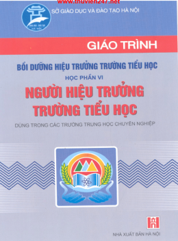 Giáo Trình Bồi Dưỡng Hiệu Trưởng Trường Tiểu Học – Học Phần 6
