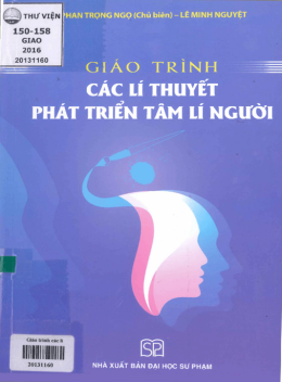 Giáo Trình Các Lý Thuyết Phát Triển Tâm Lý Người