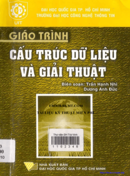 Sách Giáo Trình Cấu Trúc Dữ Liệu Và Giải Thuật